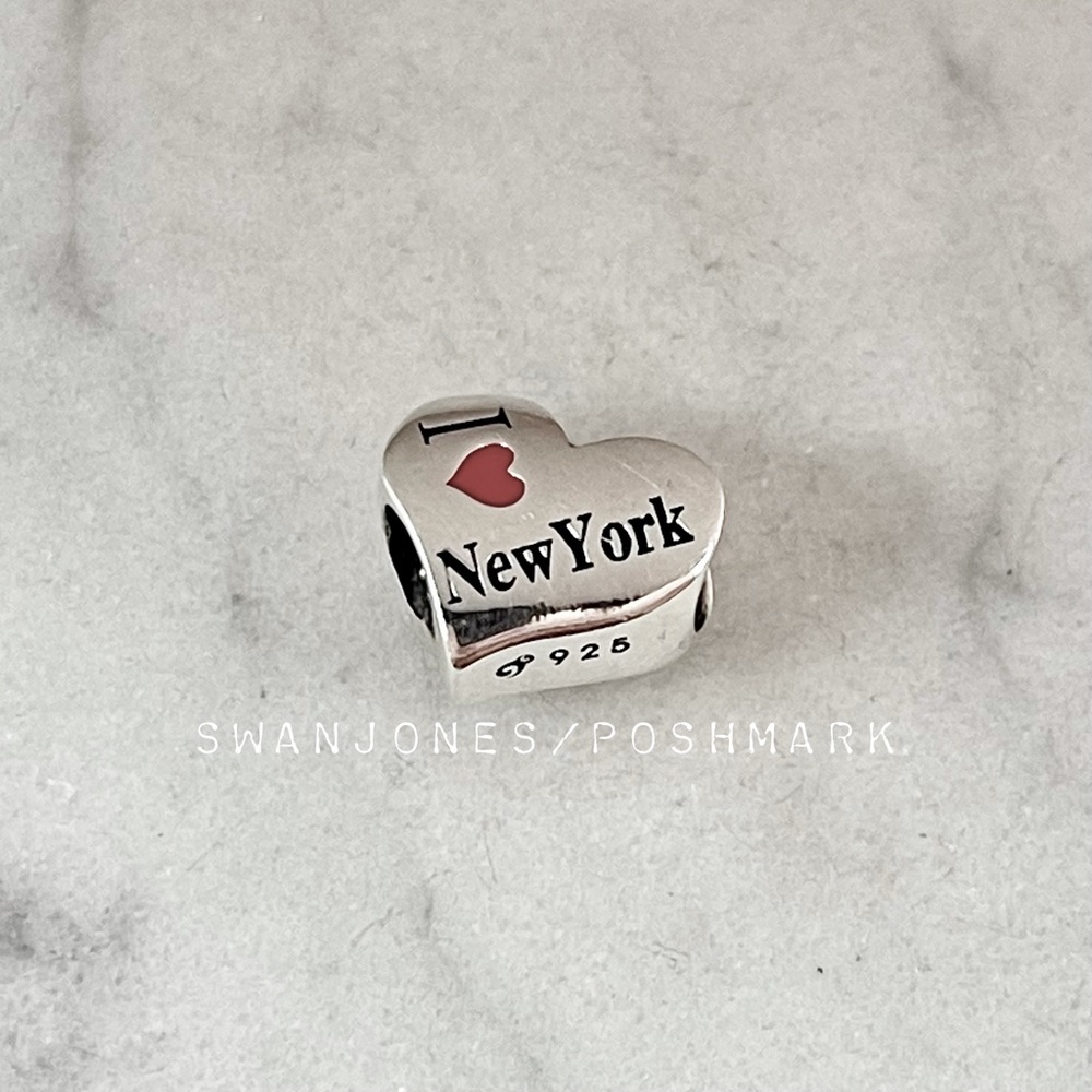 Ohm Beads I Heart NY Charm